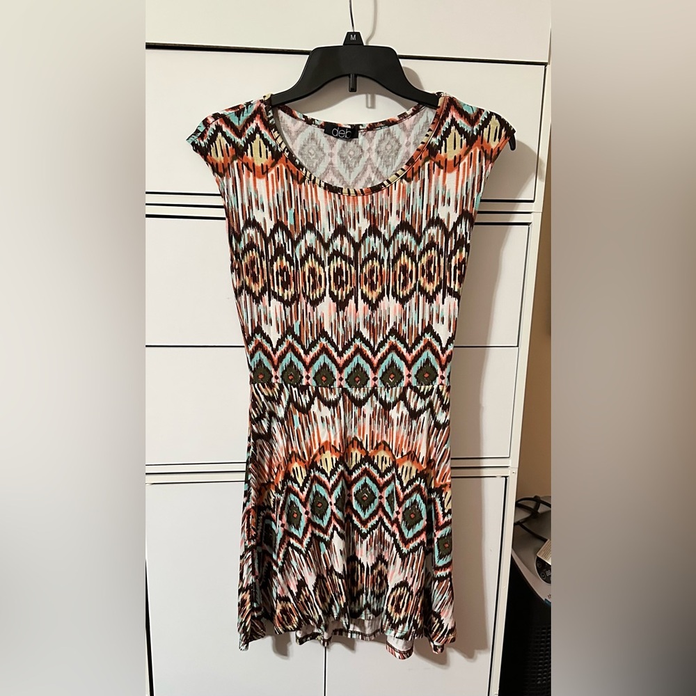 Deb Multicolor Geometric Mini Dress